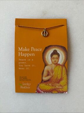 Lucky Feather Peace Necklace